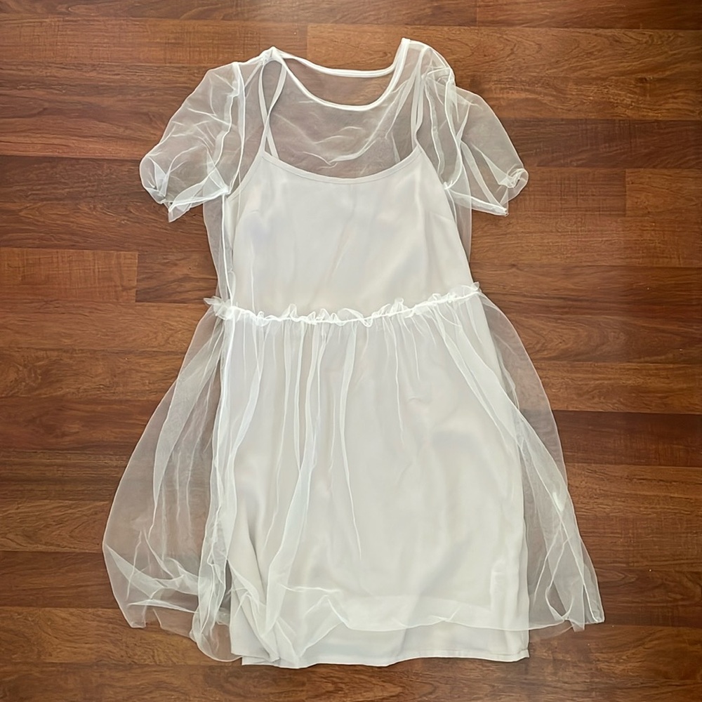 Topshop Sheer Dress